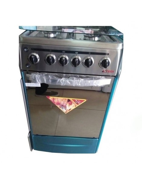 CUISINIÈRE ROCH 4 FEUX 50X50 INOX
